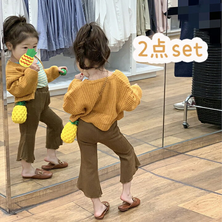 楽天市場】子供服 女の子 2点セット 春 秋 セットアップ 上下セット 