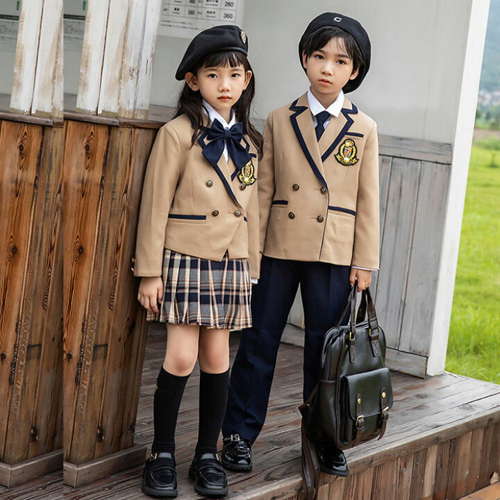 楽天市場】子供スーツ 制服 上下セット セットアップ 女の子 男の子 