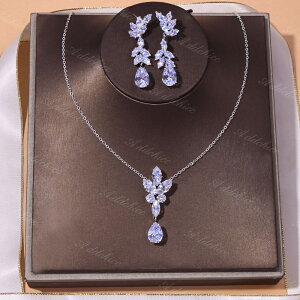 2_Zbg EGfBO lbNX+sAX WG[uC_ ԉ t p[eB[ 񎟉 ANZT[ \ 񎟉 l  OB Ǝ v[g Mtg Jewelry Set