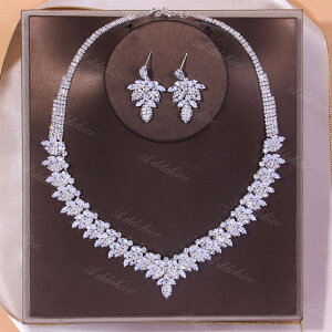 2_Zbg EGfBO lbNX+sAX WG[uC_ ԉ t p[eB[ 񎟉 ANZT[ \ 񎟉 l  OB Ǝ v[g Mtg Jewelry Set