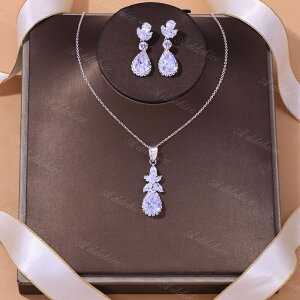 2_Zbg EGfBO lbNX sAX WG[uC_ ԉ t p[eB[ 񎟉 ANZT[ \ 񎟉 l  OB Ǝ v[g Mtg Jewelry Set