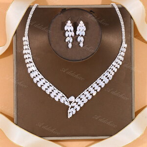 2_Zbg EGfBO lbNX sAX WG[uC_ ԉ t p[eB[ 񎟉 ANZT[ \ 񎟉 l  OB Ǝ v[g Mtg Jewelry Set