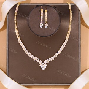 2_Zbg EGfBO lbNX sAX WG[uC_ ԉ t p[eB[ 񎟉 ANZT[ \ 񎟉 l  OB Ǝ v[g Mtg Jewelry Set