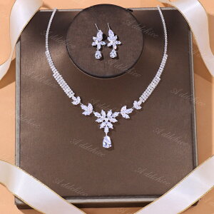2_Zbg EGfBO lbNX sAX WG[uC_ ԉ t p[eB[ 񎟉 ANZT[ \ 񎟉 l  OB Ǝ v[g Mtg Jewelry Set