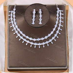 EGfBO lbNX+sAX 2_Zbg WG[uC_ ԉ t p[eB[ 񎟉 ANZT[ \ 񎟉 l  OB Ǝ v[g Mtg Jewelry Set