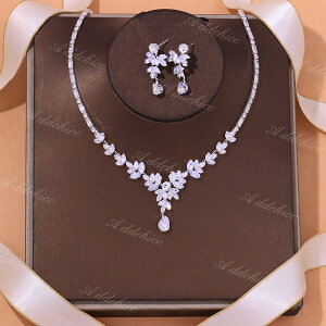 2_Zbg EGfBO lbNX sAX WG[uC_ ԉ t p[eB[ 񎟉 ANZT[ \ 񎟉 l  OB Ǝ v[g Mtg Jewelry Set