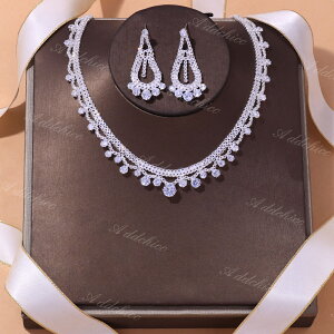 EGfBO lbNX+sAX 2_Zbg WG[uC_ ԉ t p[eB[ 񎟉 ANZT[ \ 񎟉 l  OB Ǝ v[g Mtg Jewelry Set