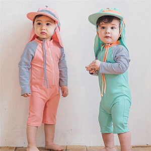 子供水着 キッズ ウェットスーツ 水着 男の子 女の子 ラッシュガード 長袖 紫外線対策 プール 海水浴 水遊び 海遊び 練習着 温泉 可愛い プレゼント 夏 海 ハワイ 女児 90cm 100cm 110cm 120cm 130cm 14