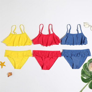 子供水着 キッズ ウェットスーツ 水着 女の子 ジュニア 上下セット パンツ セパレート スイミング プール 海水浴 水遊び 海遊び 練習着 温泉 可愛い プレゼント 夏 海 ハワイ 女児 90cm 100cm 110c