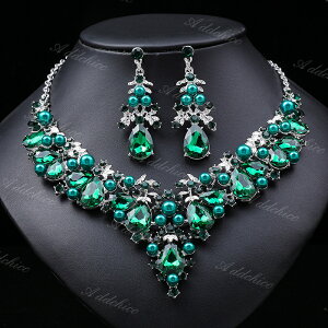 2_Zbg lbNX+sAX WG[uC_ ԉ t p[eB[ 񎟉 ANZT[ \ 񎟉 l  OB Ǝ v[g Mtg Jewelry Set 4color