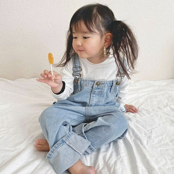 楽天市場】サロペット デニムパンツ ジーパン パンツ 子供服 女の子 綿 