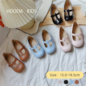 キッズ 靴 t-strap shoes Tストラップ シューズ レザー 合皮 皮 おしゃれ かわいい 女の子 14.5-21.5cm 子供 こども シンプル お出かけ イベント フォーマル 韓国 風 海外 輸入 子供服 春 夏 秋 冬 送料