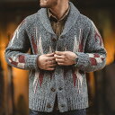 カーディガン メンズ 秋冬 厚手 ニット メンズビジネス ドンキー襟 ショール襟 目立つ 長袖 ボタン シンプル ベーシック スリム 細身 カジュアル きれいめ 春アウター カーデ メンズビジネス おしゃれ 大人