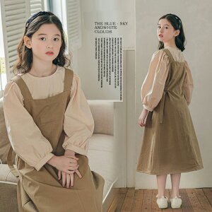 2点セット 子供 ワンピース キッズ 吊りスカート 女の子 子供服 サスペンダースカート ブラウス 入学スーツ ワンピース 入学式 ブラウス おしゃれ 可愛い 女児 結婚式 発表会 同窓会 通学 旅