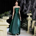 カラードレス 演奏会 緑 Aラインドレス カラードレス 二次会 結婚式 花嫁ドレス ブライダル 前撮り 演奏会ドレス 披露宴 ロング丈 コンサート イブニングドレス カクテルドレス パーティードレス ピアノ 編み上げ 海外挙式 大きいサイズ