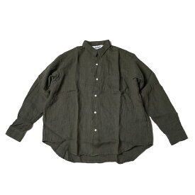 Name:OG REG SHIRTS | Color:Olive Linen | Size:Regular 【CITYLIGHTS PRODUCTS_シティライツプロダクツ】