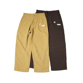 Name:SHELLED NYLON TROUSERS_MORKGRAIN GARMENTS | Color:BROWN/BEIGE | Size:M/L【SMOKE T ONE】【DG THE DRY GOODS】【2023SS】【202303】【UNISEX_ユニセックス】