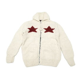 No:CHS81-01 | Name:Star Zipper Cardigan | Color:Ivory X Red【CHAMULA_チャムラ】【202209】【2022AW】【UNISEX_ユニセックス】【gss】【ss10】