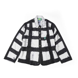 No:MC2-LICOCheck FW23 | Name:Forager Coat | Color: Licorice Check【MEALS CLOTHING_ミールズクロージング】