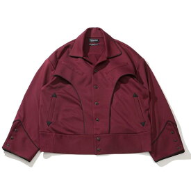 No:PS21J01B | Name:WESTERN JACKET | Color:Burgundy | Size:1/2【PLATEAU STUDIO_プラトー　スタジオ】【2021AW】【MEN'S メンズ】【nss】【ss30】