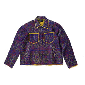 No:ps23t07 | Name:Inside Out L/S Lace Shirt | Color:Navy-Red-Yellow【PLATEAU STUDIO_プラトー スタジオ】【2023SS】【MEN'S メンズ】【UNISEX_ユニセックス】【nss】【ss30】