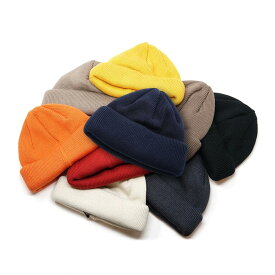 No:RL-18-935 | Name:Roll Knit Cap | Color:Beige/Brown/Ivory/Red/Charcoal/Mustard/Orange/Black【RACAL_ラカル】