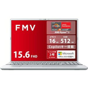 �x�m�� FMV WA1-K3 FMVWK3A55F K1TK0002JP �t�@�C���V���o�[ 15.6�C���` Ryzen 5 ������ 16GB SSD 512GB Office 2024 Copilot�L�[ Win11 Home �m�[�g�p�\�R��