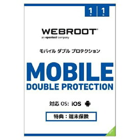 【新品/在庫あり】WEBROOT モバイルダブルプロテクション 1年1台版