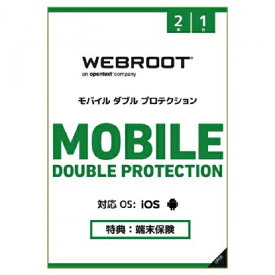 【新品/在庫あり】WEBROOT モバイルダブルプロテクション 2年1台版