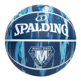 バスケットボール マーブル ネイビー ライトブルー ラバー 5号 85-071Z SPALDING スポルディング