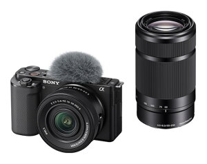 SONY VLOGCAM ZV-E10X �_�u���Y�[�������Y�L�b�g �u���b�N �\�j�[ �f�W�^�����J����