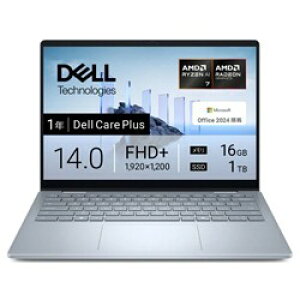 Dell 14 Plus 2-in-1 CCL74P-FNHBC �A�C�X�u���[ 14�C���` Ryzen 7 ������ 16GB SSD 1TB Office Win11 Home �f�� �m�[�g�p�\�R��