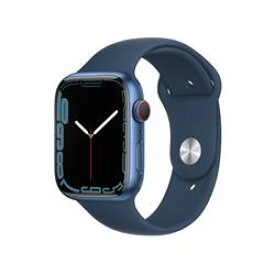 【新品/在庫あり】Apple Watch Series 7 GPS+Cellularモデル 45mm MKJT3J/A [アビスブルースポーツバンド]