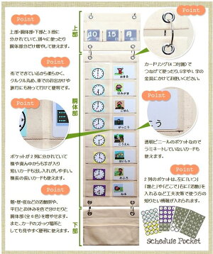 楽天市場 スケジュールポケット3点セット 自閉症 発達障害 スケジュール 視覚支援 アドプラス楽天市場店