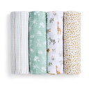 SALE30%OFF おくるみ スワドル 4枚セット エイデンアンドアネイ公式 赤ちゃん ベビー 夜泣き 対策 モスリン ガーゼ コットン 100% 退院 aden+anais essentials ジラフサファリ eswc40038 112 x 112cm