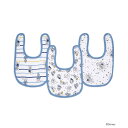 【マラソン期間中 10倍P】 【エイデンアンドアネイ エッセンシャルズ公式】 essentials モスリン スナップ ビブ 3枚入り (スタイ よだれかけ コットン ガーゼ 出産祝い 退院祝い ギフト 男の子 ミッキーマウス ドナルド) esnc30006dij ミッキー スターゲイザー