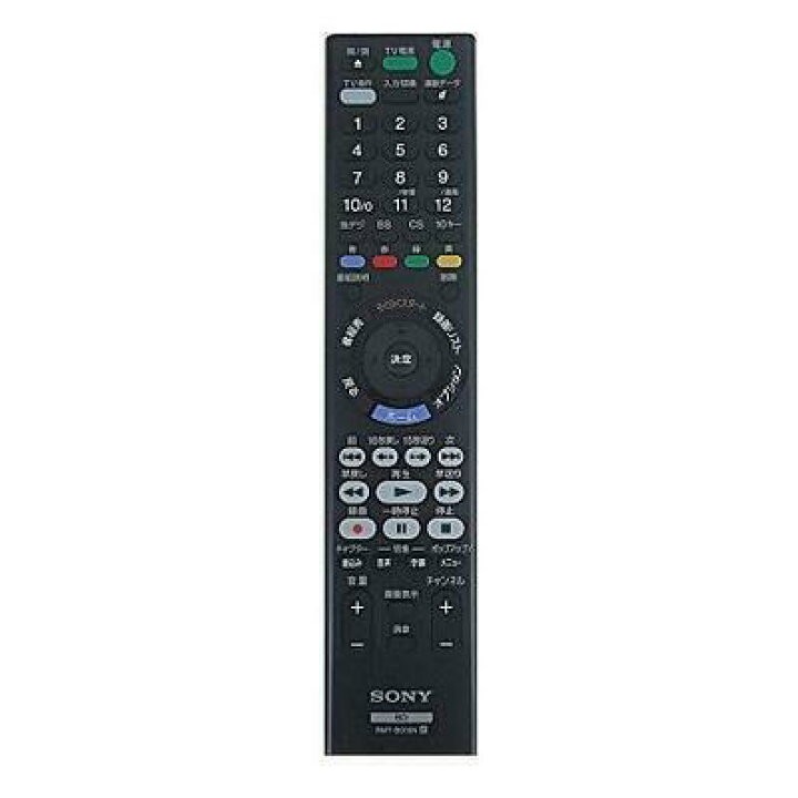 楽天市場】在庫有!!【新品】SONY 純正 ブルーレイレコーダーリモコン 