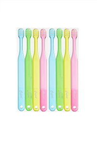 Spatula Series 平穴植毛歯ブラシ【Cupid】キューピット 8本セット(カラーアソート)※ お色の指定はできません歯ブラシ 赤ちゃん用 オーラルケア 子ども用 毛のかたさ 普通 乳歯〜永