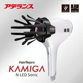 ドライヤー アデランス ヘアドライヤー ヘアリプロ KAMIGA N-LED Sonic イタリアンレッド ヘアケア 美容 美髪 スカルプケア プラズマクラスター 大風量 速乾 静電気防止 うるおい しなやか マイナスイオン イオン ヒーライト