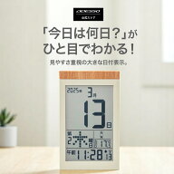 【シリーズ累計売上100万台突破！】 ADESSO(アデッソ) デジタルカレンダー 電波時計 カレンダー 2026年　…
