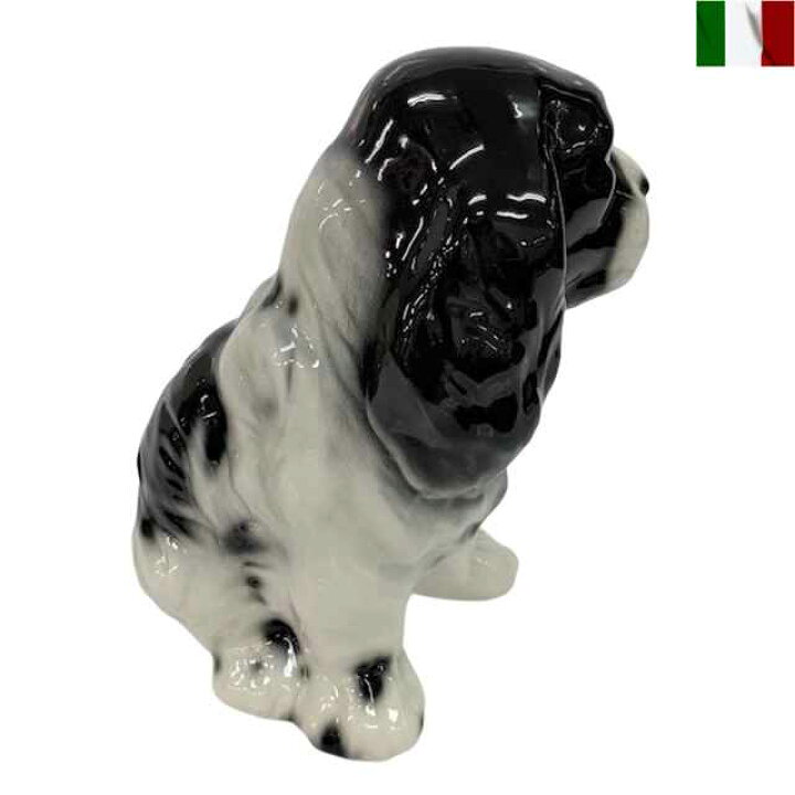 楽天市場】コッカースパニエル 置物 犬 陶器 クラシック イタリア 