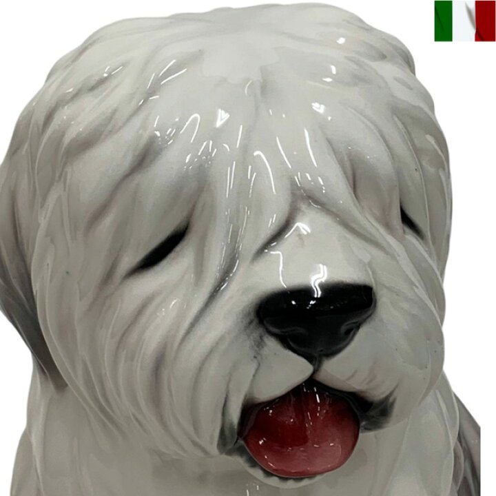 楽天市場】ボブテール 置物 イタリア インテリア オブジェ 陶器 