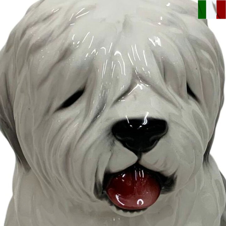 楽天市場】ボブテール 置物 イタリア インテリア オブジェ 陶器 