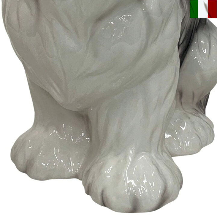楽天市場】ボブテール 置物 イタリア インテリア オブジェ 陶器 