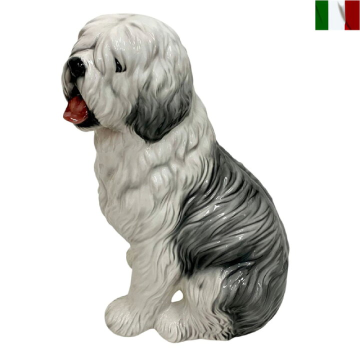 楽天市場】ボブテール 置物 イタリア インテリア オブジェ 陶器 
