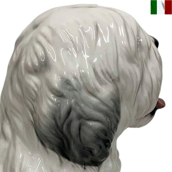 楽天市場】ボブテール 置物 イタリア インテリア オブジェ 陶器 