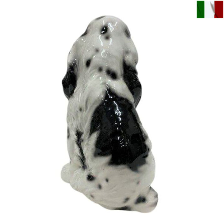 楽天市場】コッカースパニエル 置物 犬 陶器 クラシック イタリア 