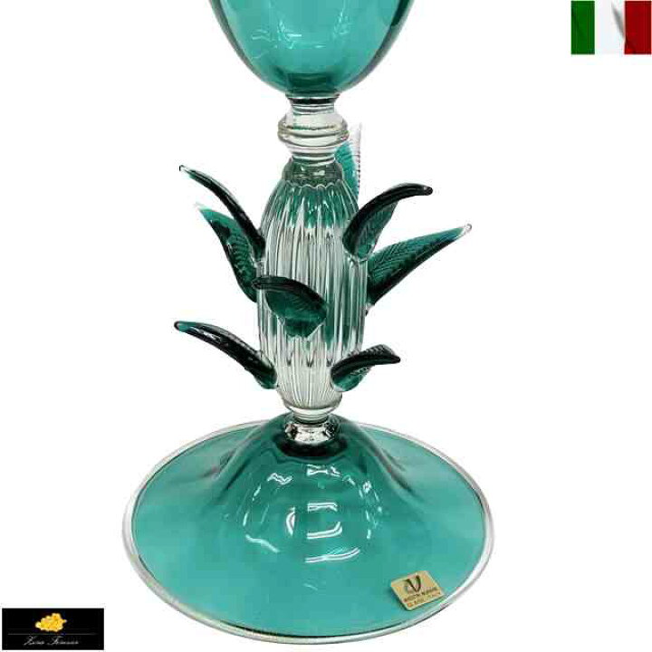 イタリア製 花瓶 スワン 金メッキ仕様 傾が