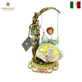 置物 レース人形 principe プリンシペ ブランコ インテリア アンティーク 高級陶器 イタリア製