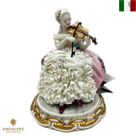置物 principe プリンシペ レース人形 インテリア アンティーク 高級陶器 イタリア製